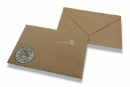 Gerecyclede kerst enveloppen
