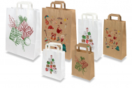 Papieren kerst draagtassen