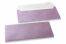 Lila gekleurde enveloppen parelmoer - 110 x 220 mm | PIT Packaging.be | Enveloppenland