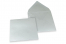 Wenskaart enveloppen gekleurd - zilver metallic, 155 x 155 mm | PIT Packaging.be | Enveloppenland