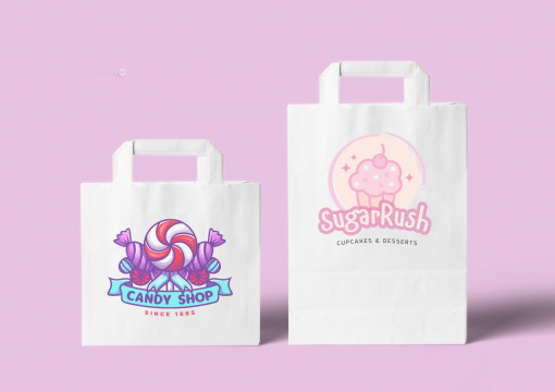 Sacs papier kraft avec anses plates | PIT Packaging.be/fr | Paysdesenveloppes