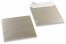 Enveloppes de couleurs nacrées - Argent, 170 x 170 mm | PIT Packaging.be/fr | Paysdesenveloppes