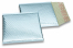 Luchtkussen enveloppen ECO metallic - ijsblauw 165 x 165 mm | PIT Packaging.be | Enveloppenland