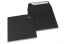 160 x 160 mm -  Zwart gekleurde papieren enveloppen | PIT Packaging.be | Enveloppenland