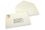 Enveloppes crème pour cartes de voeux - example imprimé | PIT Packaging.be/fr | Paysdesenveloppes