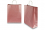Sacs papier kraft avec anses rondes - rose métallisé, 320 x 120 x 410 mm, 100 gr | PIT Packaging.be/fr | Paysdesenveloppes
