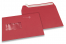 Enveloppes à fenêtre colorées - Rouge, 162 x 229 mm (A5), fenêtre à gauche, format de la fenêtre 45 x 90 mm, position de la fenêtre 20 mm à partir de la gauche / 60 mm bord en bas, fermeture par bande adhésive, papier de 120 grammes | PIT Packaging.be/fr | Paysdesenveloppes