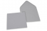 Enveloppes colorées pour cartes de voeux - gris, 155 x 155 mm | PIT Packaging.be/fr | Paysdesenveloppes