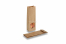 Blokbodemzakjes papier bruin - 80 x 50 x 250 mm met venster, 250 ml | PIT Packaging.be | Enveloppenland