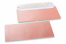 Babyroze gekleurde enveloppen parelmoer - 110 x 220 mm | PIT Packaging.be | Enveloppenland
