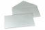 Wenskaart enveloppen gekleurd - zilver metallic, 110 x 220 mm | PIT Packaging.be | Enveloppenland