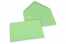 Enveloppes colorées pour cartes de voeux - vert menthe, 125 x 175 mm | PIT Packaging.be/fr | Paysdesenveloppes
