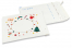Witte kerst luchtkussen enveloppen - Kerstdecoratie | PIT Packaging.be | Enveloppenland