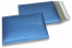 Enveloppes à bulles ECO métallisées mat colorées - bleu foncé 180 x 250 mm | PIT Packaging.be/fr | Paysdesenveloppes