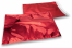 Rood gekleurde metallic folie enveloppen - 229 x 324 mm | PIT Packaging.be | Enveloppenland