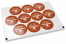 Pastilles adhésives thème amour - happy valentines day marron | PIT Packaging.be/fr | Paysdesenveloppes