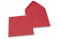Wenskaart enveloppen gekleurd - rood, 155 x 155 mm | PIT Packaging.be | Enveloppenland