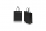 Sacs papier kraft avec anses rondes - noir, 180 x 80 x 220 mm, 90 gr | PIT Packaging.be/fr | Paysdesenveloppes