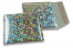 Luchtkussen enveloppen ECO metallic - zilver holografisch 165 x 165 mm | PIT Packaging.be | Enveloppenland