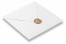 Sceaux en cire - Coeurs sur l'enveloppe | PIT Packaging.be/fr | Paysdesenveloppes