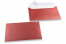 Rood gekleurde enveloppen parelmoer - 114 x 162 mm | PIT Packaging.be | Enveloppenland