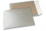 Bordrug enveloppen gekleurd - Zilver, 229 x 324 mm | PIT Packaging.be | Enveloppenland