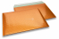 Luchtkussen enveloppen ECO metallic - oranje 320 x 425 mm | PIT Packaging.be | Enveloppenland