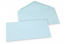 Enveloppes colorées pour cartes de voeux - bleu clair, 110 x 220 mm | PIT Packaging.be/fr | Paysdesenveloppes