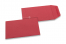 Pochettes en papier kraft couleur - Rouge, 65 x 105 mm | PIT Packaging.be/fr | Paysdesenveloppes