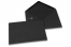 Enveloppes colorées pour cartes de voeux - noir, 133 x 184 mm | PIT Packaging.be/fr | Paysdesenveloppes