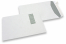 Vensterenveloppen, wit, 229 x 324 mm (C4), venster links 40 x 110 mm, vensterpositie 20 mm van links en 60 mm van de bovenzijde, 120 grams, stripsluiting, gewicht per stuk ca. 20 gr. | PIT Packaging.be | Enveloppenland
