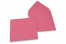 Enveloppes colorées pour cartes de voeux - rose, 155 x 155 mm | PIT Packaging.be/fr | Paysdesenveloppes