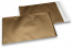 Goud gekleurde mat metallic folie enveloppen - 180 x 250 mm | PIT Packaging.be | Enveloppenland
