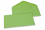Enveloppes colorées pour cartes de voeux - vert pomme, 110 x 220 mm | PIT Packaging.be/fr | Paysdesenveloppes