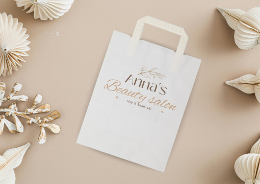 Sacs papier kraft avec anses plates | PIT Packaging.be/fr | Paysdesenveloppes