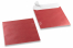 Rood gekleurde enveloppen parelmoer - 170 x 170 mm | PIT Packaging.be | Enveloppenland