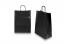Papieren draagtassen gedraaide handgreep - zwart, 260 x 120 x 350 mm, 90 gr | PIT Packaging.be | Enveloppenland