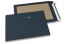 Bordrug enveloppen gekleurd - Donkerblauw, 229 x 324 mm | PIT Packaging.be | Enveloppenland