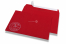 Gekleurde kerst enveloppen - Rood, met sneeuwpop | PIT Packaging.be | Enveloppenland