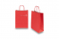 Sacs papier kraft avec anses rondes - rouge vif, 220 x 100 x 310 mm, 90 gr | PIT Packaging.be/fr | Paysdesenveloppes