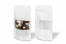 Sachets kraft à fermeture zip avec fenêtre - blanc, 160 x 270 x 80 mm, 750 ml | PIT Packaging.be/fr | Paysdesenveloppes