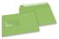 Appelgroen, vensterenveloppen gekleurd, 162 x 229 mm (A5), venster links, vensterformaat 45 x 90 mm, vensterpositie 20 mm van links / 60 mm van onder, stripsluiting, 120 grams gekleurd papier | PIT Packaging.be | Enveloppenland