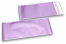 Lila gekleurde mat metallic folie enveloppen - 110 x 220 mm | PIT Packaging.be | Enveloppenland