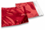 Enveloppes aluminium métallisées colorées - rouge 220 x 220 mm | PIT Packaging.be/fr | Paysdesenveloppes