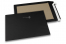 Enveloppes dos carton colorées - Noir, 229 x 324 mm | PIT Packaging.be/fr | Paysdesenveloppes