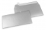 Enveloppes papier colorées - Argent métallisé, 110 x 220 mm | PIT Packaging.be/fr | Paysdesenveloppes