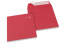 160 x 160 mm -  Rood gekleurde papieren enveloppen | PIT Packaging.be | Enveloppenland