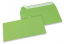 110 x 220 mm - Appelgroen gekleurde papieren enveloppen | PIT Packaging.be | Enveloppenland