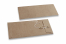 Enveloppen met Japanse sluiting - 110 x 220 mm, bruin kraft | PIT Packaging.be | Enveloppenland