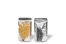 Sachets stand-up métalliques transparents - argent métallisé, 110 x 185 x 70 mm - 250 ml | PIT Packaging.be/fr | Paysdesenveloppes